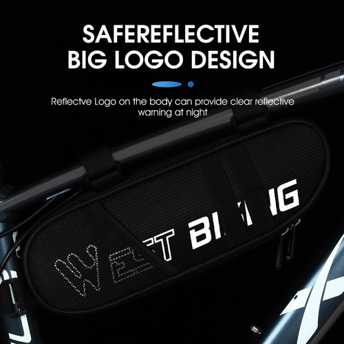 Bolsa Triangular Impermeable 13l Para Cuadro De Bicicleta