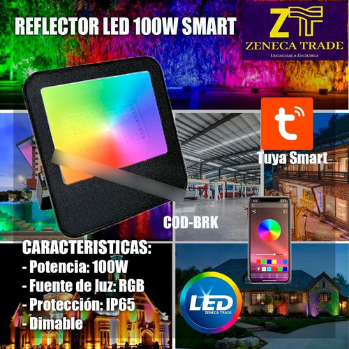 Reflector Led 100w Rgb | Smart