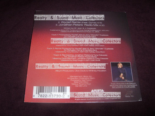 Whitney Houston My Love Is Your Love Cd Single De Coleccion (Usado)