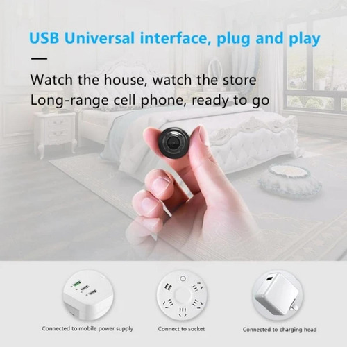 Pa Mini Cámara X5 Hd1080p Wifi Inalámbrica Con Grabación