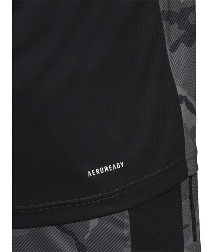 Imagen 5 de 6 de Playera adidas Designed To M Camo Gt1 Gris Para Hombre