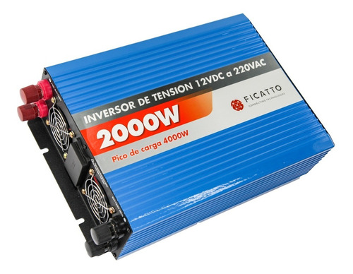 Convertidor Inversor 12v A 220v 2000w Bateria Auto Bote Htec