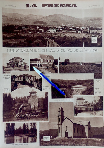 Huerta Grande En 1935 Sierras De Córdoba Fotos La Prensa (Usado)