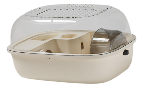 Hábitat De Jaula De Hámster Ejercicio Portátil De Beige