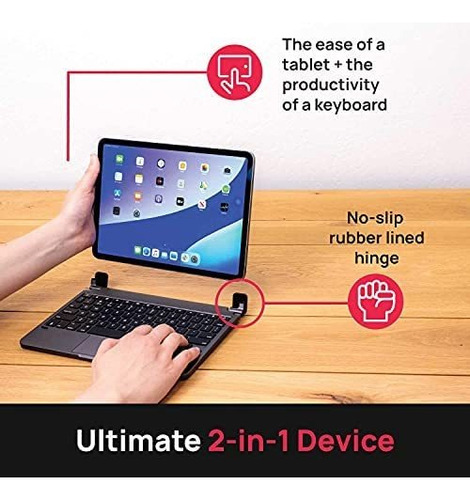 Funda Con Teclado Brydge / Para iPad 11.0 / Space Gray