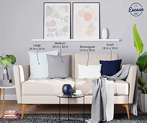 Encasa Homes Juego De 2 Fundas De Almohada Con Rayas Color B