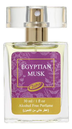 Aceite De Perfume Zoha Egyptian Musk Sin Alcohol 30 Ml Para