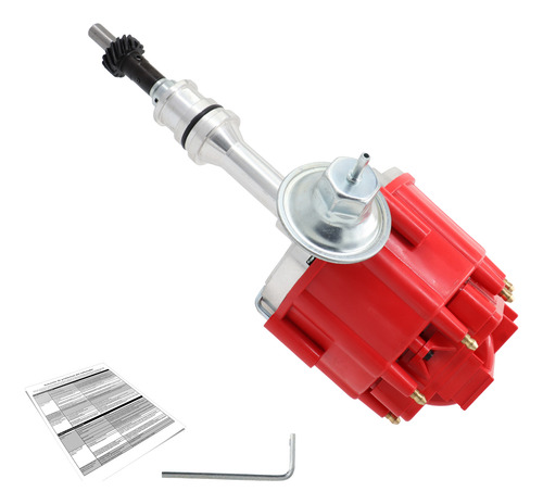 Distribuidor Para Ford Hei Con Bobina V8 351w Capa Rojo Nuev