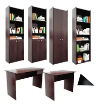 Comprar Puesto De Trabajo Esquinero + Escritorio + Bibliotecas Envio