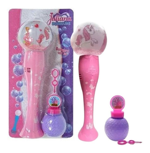 Imagen 1 de 9 de Juliana Burbujero Princesa Luz A Pila Nvo Sisjul011 Bigshop