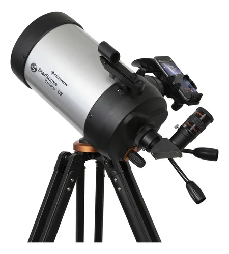Telescopio Celestron Autoguiado Por Celular Explorer Dx 5 Color Gris