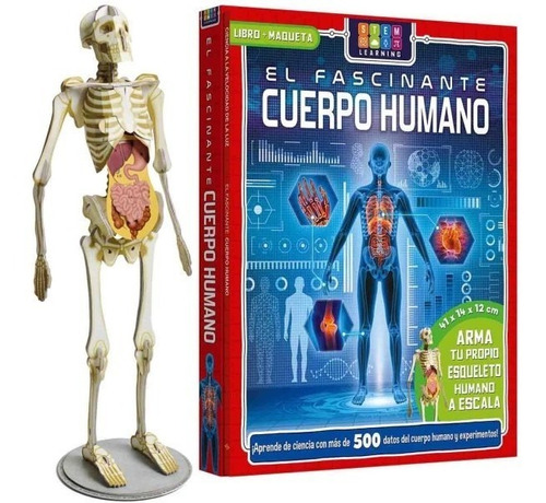 Libro El Fascinante Cuerpo Humano Libro+maqueta Esqueleto