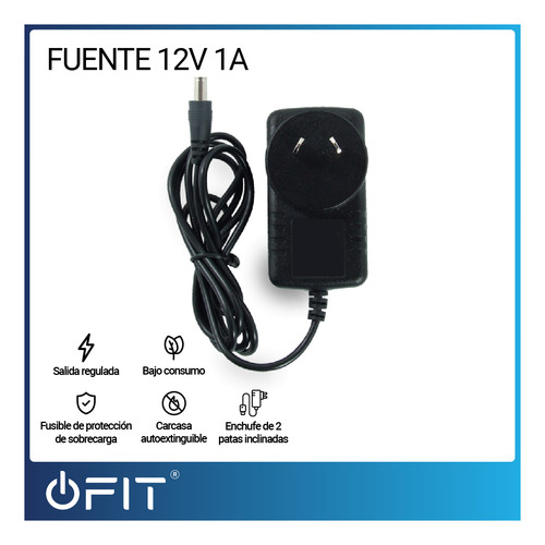 Fuente 12v 1a Alimentacion Camaras Cctv Led's Cargador
