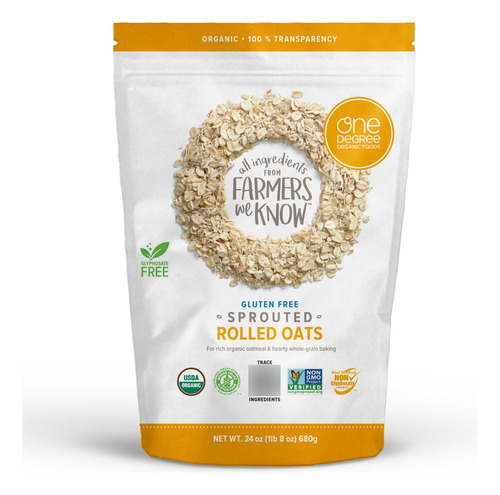 One Degree Hojuelas De Avena Germinada Orgánica 680g