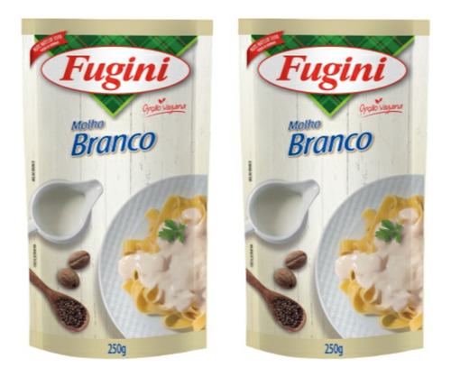 Molho Branco Fugini Sachê Kit Com 2 Unidades De 250g