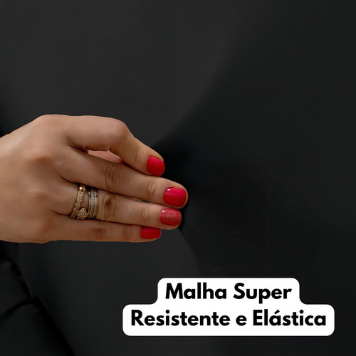 08 Capa De Cadeira Eiffel Eames Sala Quarto Malha Premium Cor Preto Desenho Do Tecido Liso