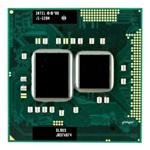 Imagem 1 de 2 de Processador Intel Core i5-520M CP80617004119AE de 2 núcleos e  2.93GHz de frequência com gráfica integrada