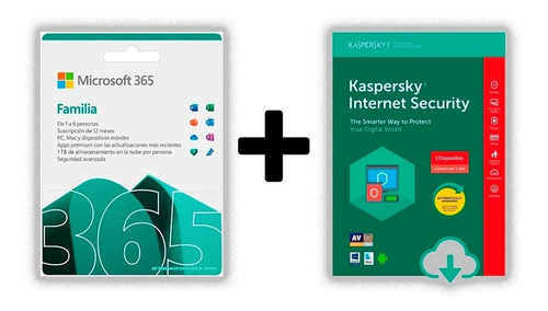 Imagen 1 de 6 de Office 365 Family 6 Usuario+kaspersky Internet Security 1año