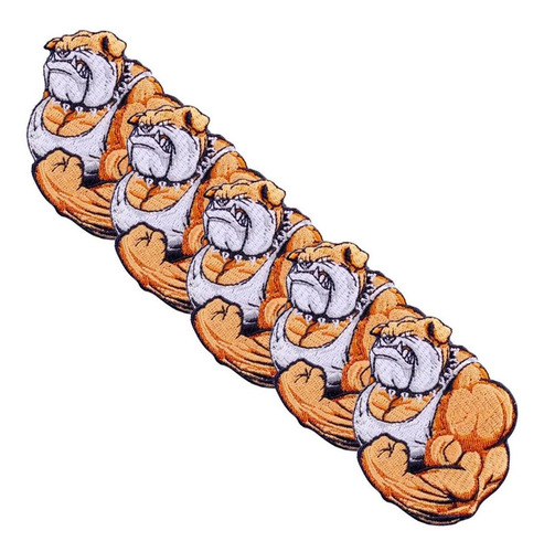 Perro Parche Para Chamarra Dog, Mxgdo-005, 5 Parches, Dog, 6