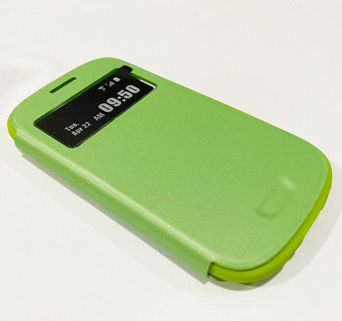 Funda Flip Cover Para Samsung Galaxy S3 Verde E/g