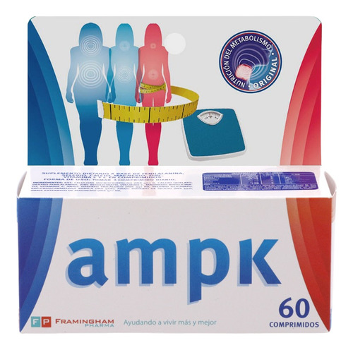 Suplemento Dietario Ampk Nutrición Adelgazante X 60 Comp