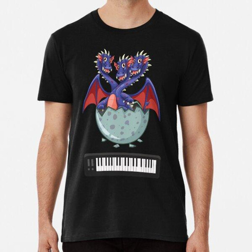 Remera Dinosaurio Tocando El Piano, Divertido Buen Dinosauri