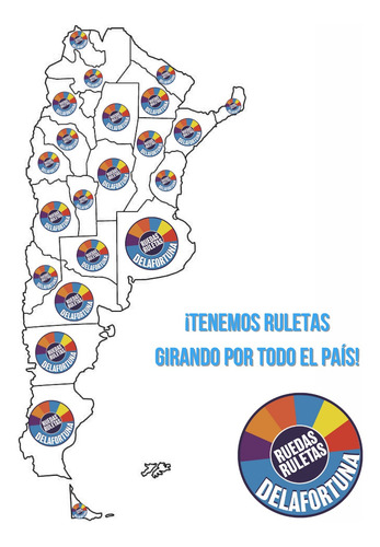 Rueda Ruleta De La Fortuna Colgante Publicidad Juego