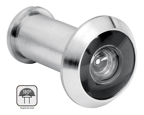 Mirilla De Seguridad Color Cromo Marca Hermex Mod. Miri-3