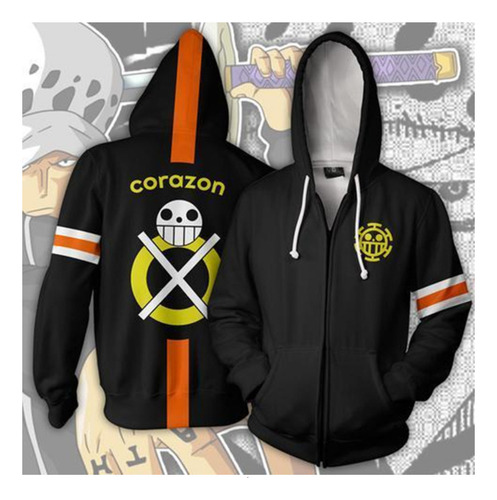 Ropa De Cosplay De Halloween Rpg One Piecesudadera Con Capuc