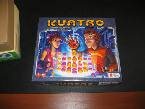 Kuatro Juego De Mesa En Lineas 3 D Cuatro Top Toys Via Color