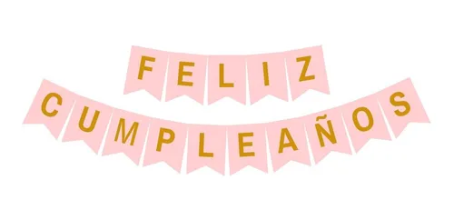 Banderín  Feliz Cumpleaños 