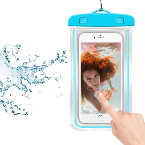 Funda De Celular Protectora Agua Impermeable Bolsasumergible