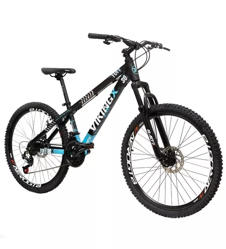 Bicicleta aro 26 viking tuff X-25 aluminio suspensão 29