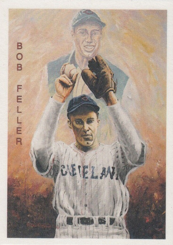 Mlb Bob Feller - Hall Fame 62 Indios De Cleveland - Lc12