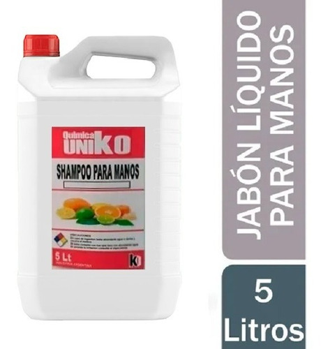 Jabon Para Manos  Liquido X 5 Lt