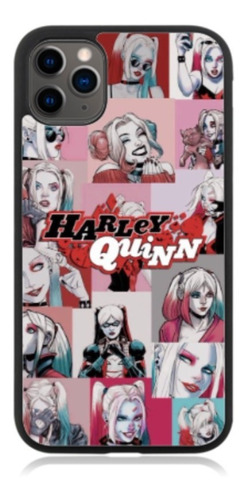 Funda Protector Para iPhone Harley Quinn Comic Diseños Logo