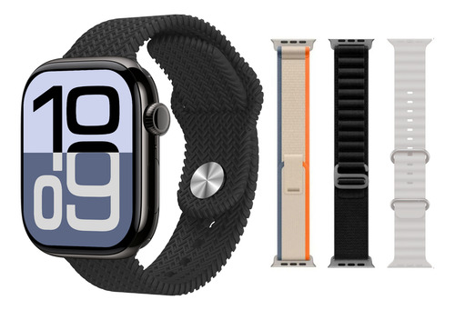 Reloj Inteligente Hk10 Promax Amoled Series10 2024 Kit4pzs T