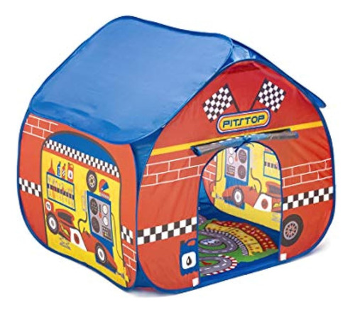 Fun2give Tienda Pop-it-up Pit Stop Con Race Mat Playhouse