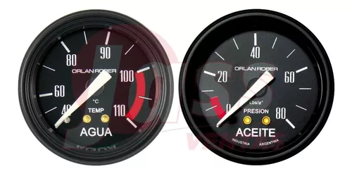 Reloj Temperatura De Agua De Ø 40 Mm Eléctrico, Autoadhesivo C/bulbo Marca  Orlan Rober