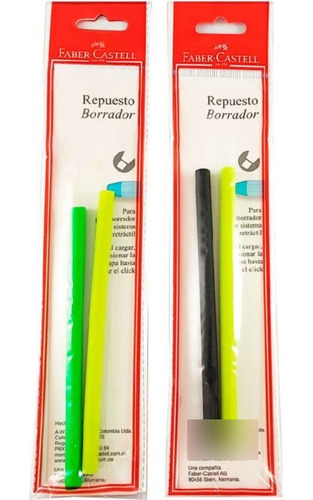 Repuesto Borrador Faber Castell X 10 Pcs