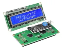 Comprar Pantalla Display Lcd 1602 16x2 Azul Con Modulo I2c Arduino
