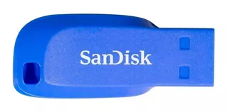 Pendrive SanDisk Cruzer Blade 16GB 2.0 azul-elétrico
