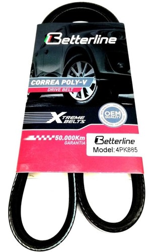 Correa 4pk885 Honda Civic Toyota Starlet Tienda Fisica