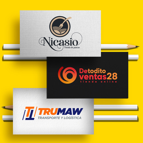 Logotipo Diseño Logo Marca Empresa Branding Negocio Redes