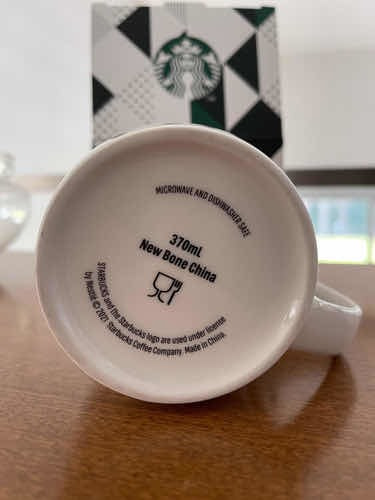 Taza Starbucks Mug Make It Yours 370ml Caja Color Blanco