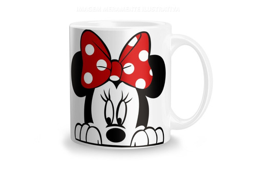  Canecas Personalizadas Porcelana Mickey & Minnie 325 Ml