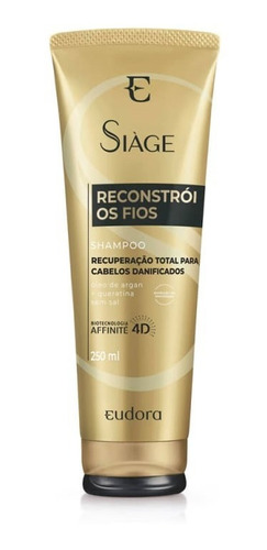Shampoo Siàge Reconstrói Os Fios 4d 250ml - Eudora