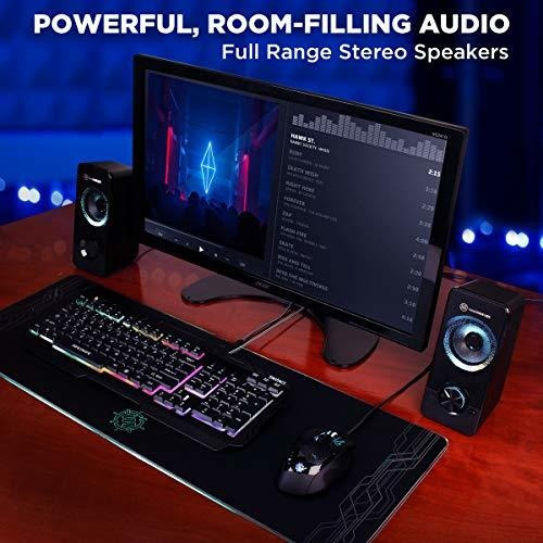 Ub3 Altavoz Led Para Ordenador Sobremesa Portatil Usb Xl