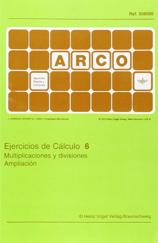 Arco Ejercicios Calculo 6 - 