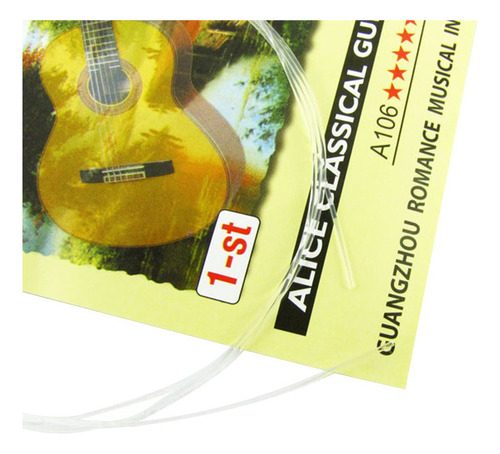 4x Cuerdas Individuales De Nylon Para Guitarra Acustica